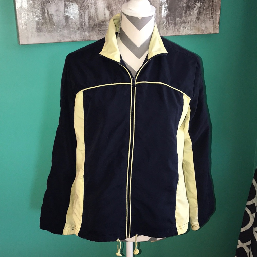 Oleg Cassini Sport Blue and Yellow Jacket